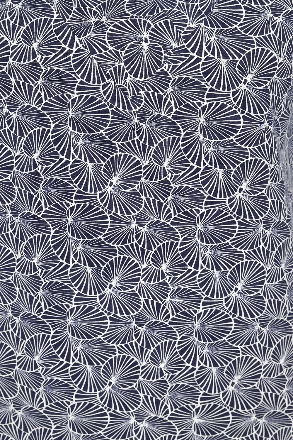 Fauna Top - Navy Lilypad Print - GOTS Organic Cotton