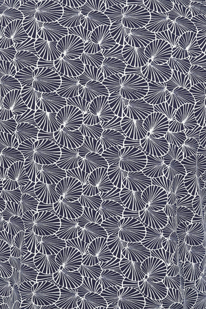 Fauna Top - Navy Lilypad Print - GOTS Organic Cotton