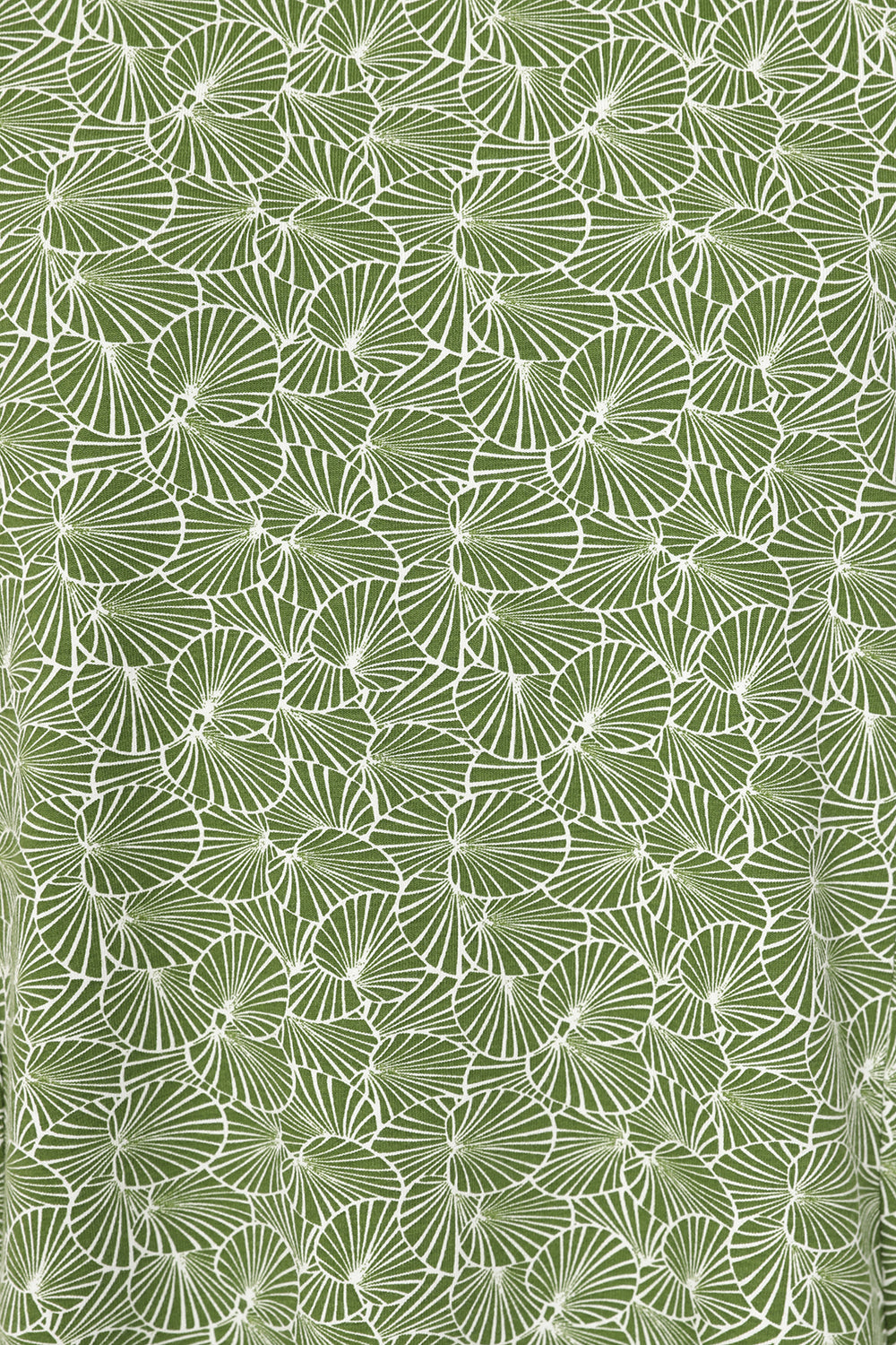 Francoise Tunic - Green Lily Pad Print  - GOTS Organic Cotton
