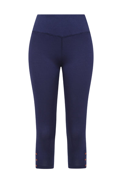 Island Leggings - Navy - GOTS Organic Cotton