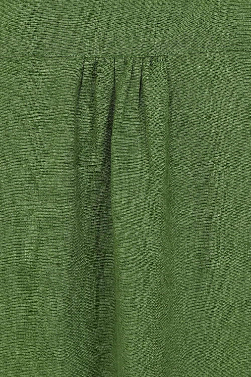 Springtime Tunic - Green - Organic Cotton Linen Blend