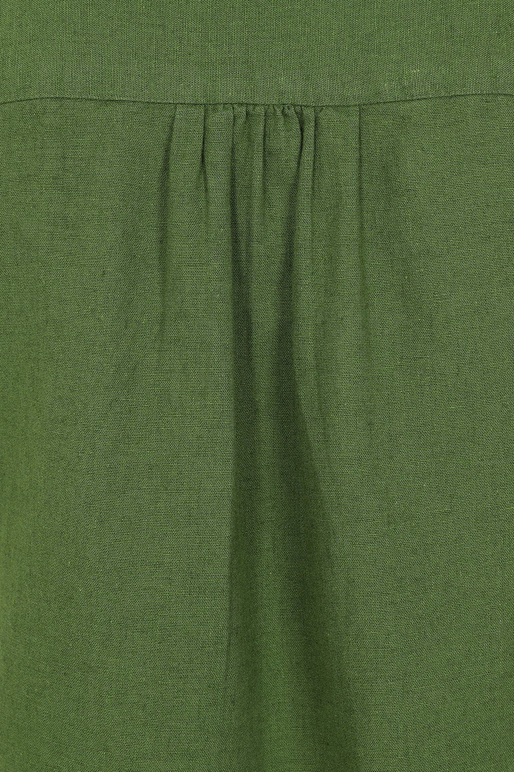 Sunrise Blouse - Green - Organic Cotton Linen Blend