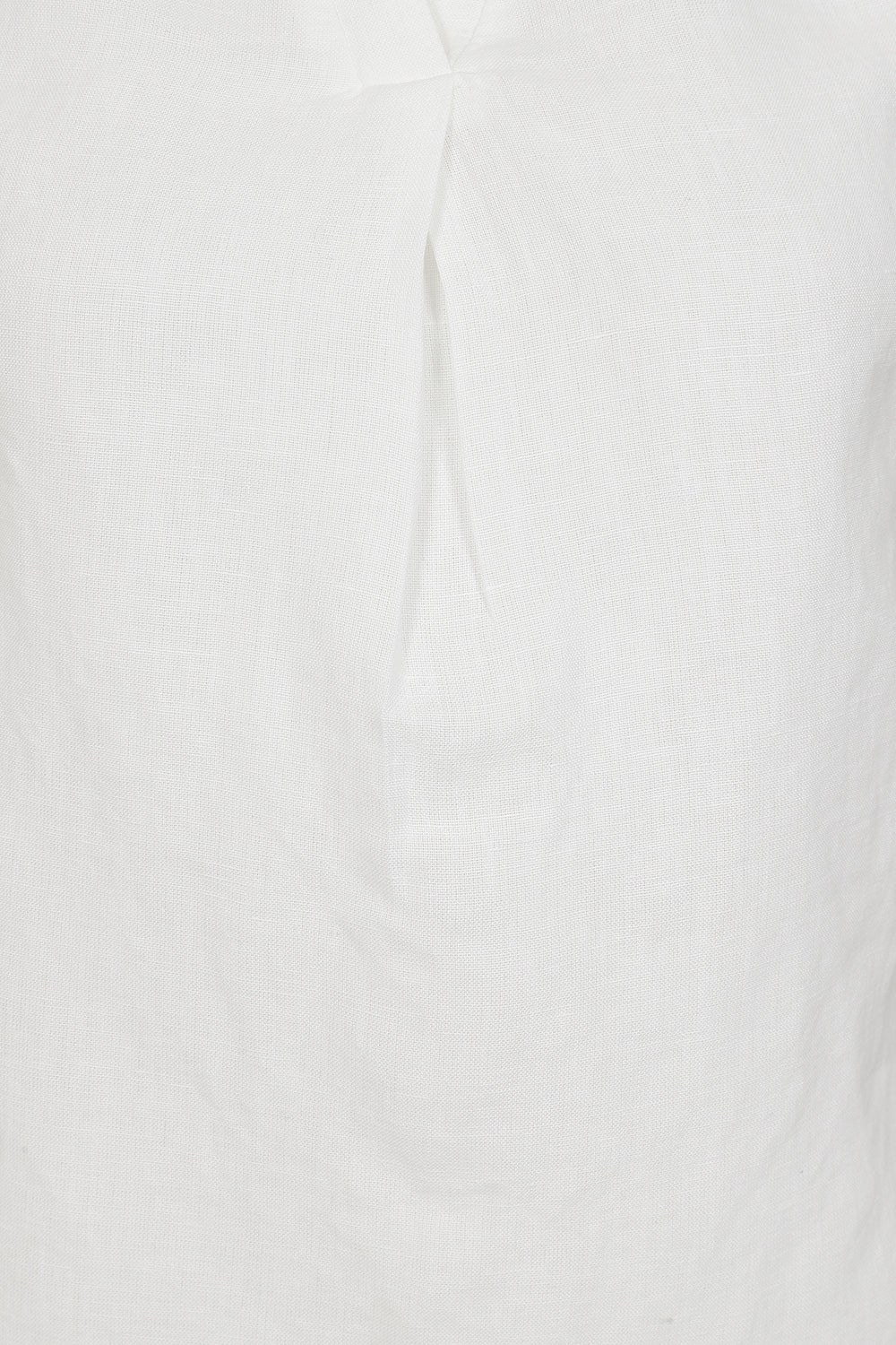Sunrise Blouse - White - Organic Cotton Linen Blend